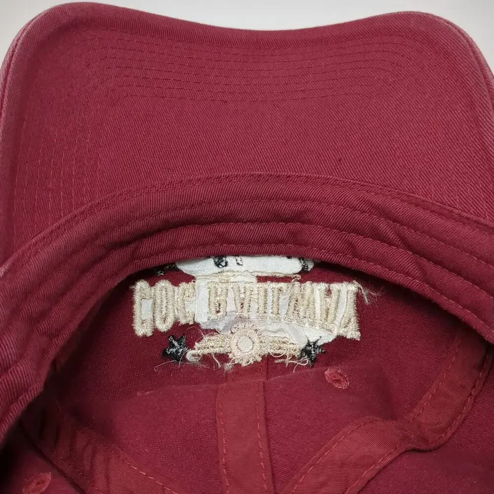 Fahrenheit Baseball Cap Red One Size Cog Railway New Hampshire Elevation Hat